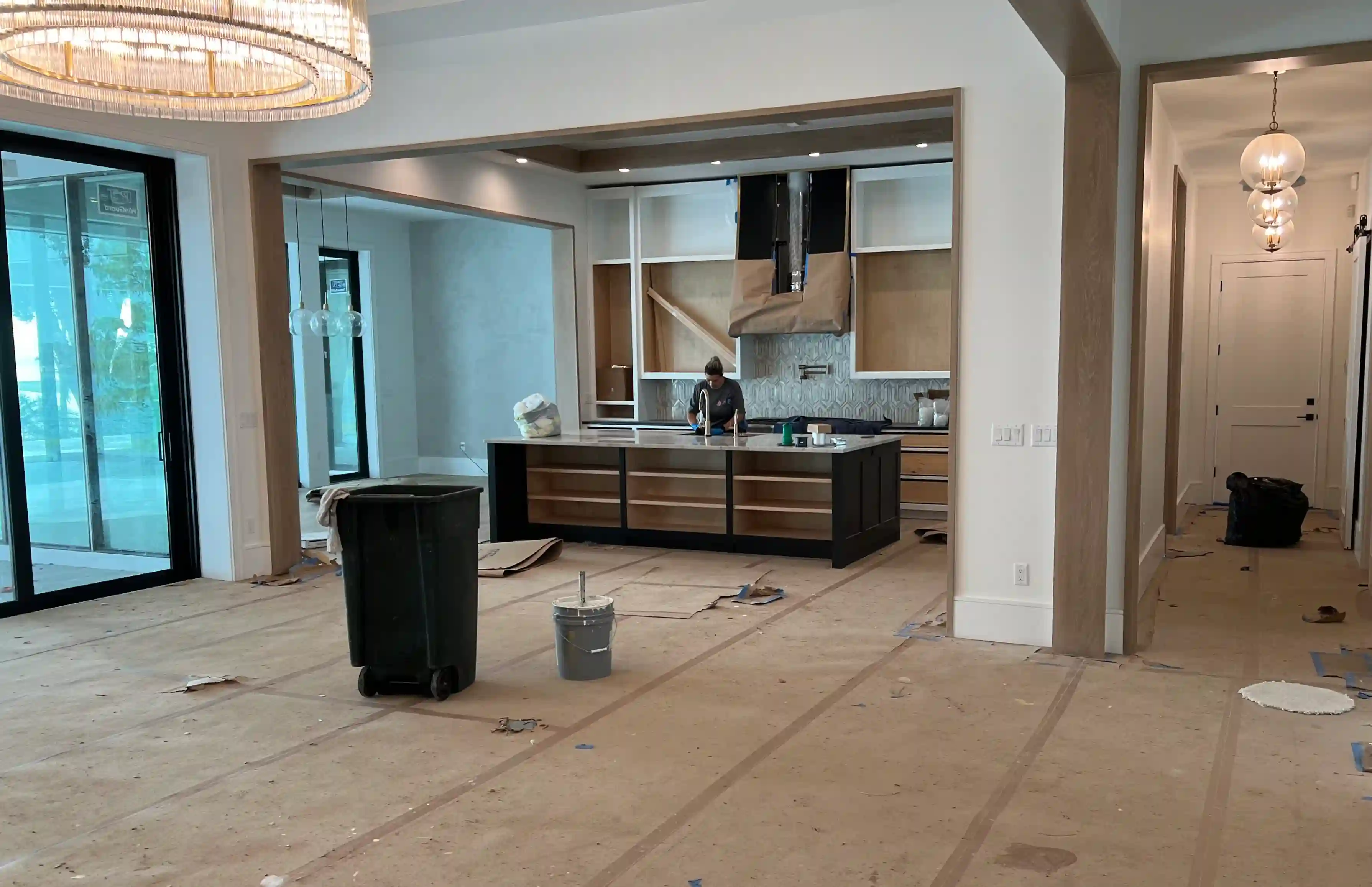 Kitchen renovation in progress